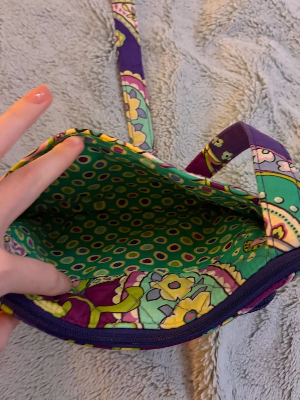 Vera Bradley Paisley Crossbody Bag in ‘Heather’